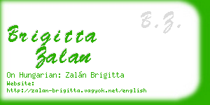 brigitta zalan business card